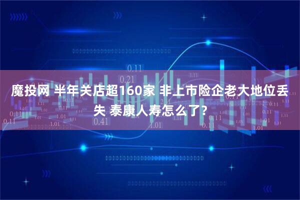 魔投网 半年关店超160家 非上市险企老大地位丢失 泰康人寿怎么了？