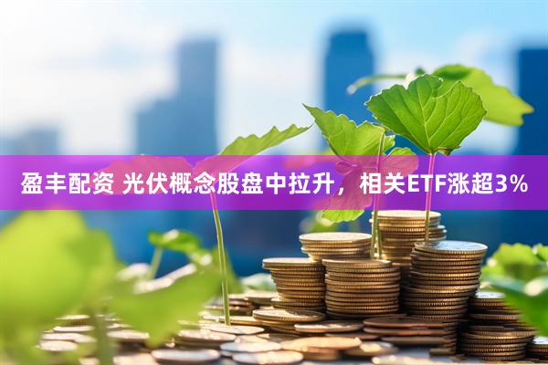 盈丰配资 光伏概念股盘中拉升，相关ETF涨超3%